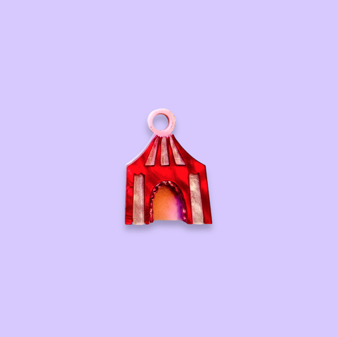 Circus Tent Charm from Weezy Pop.