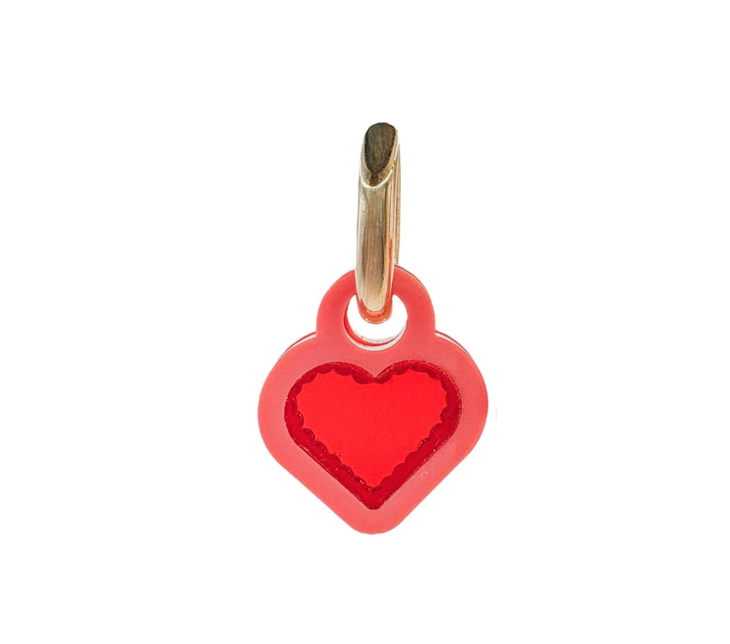 Heart Charm - Personalised or Blank