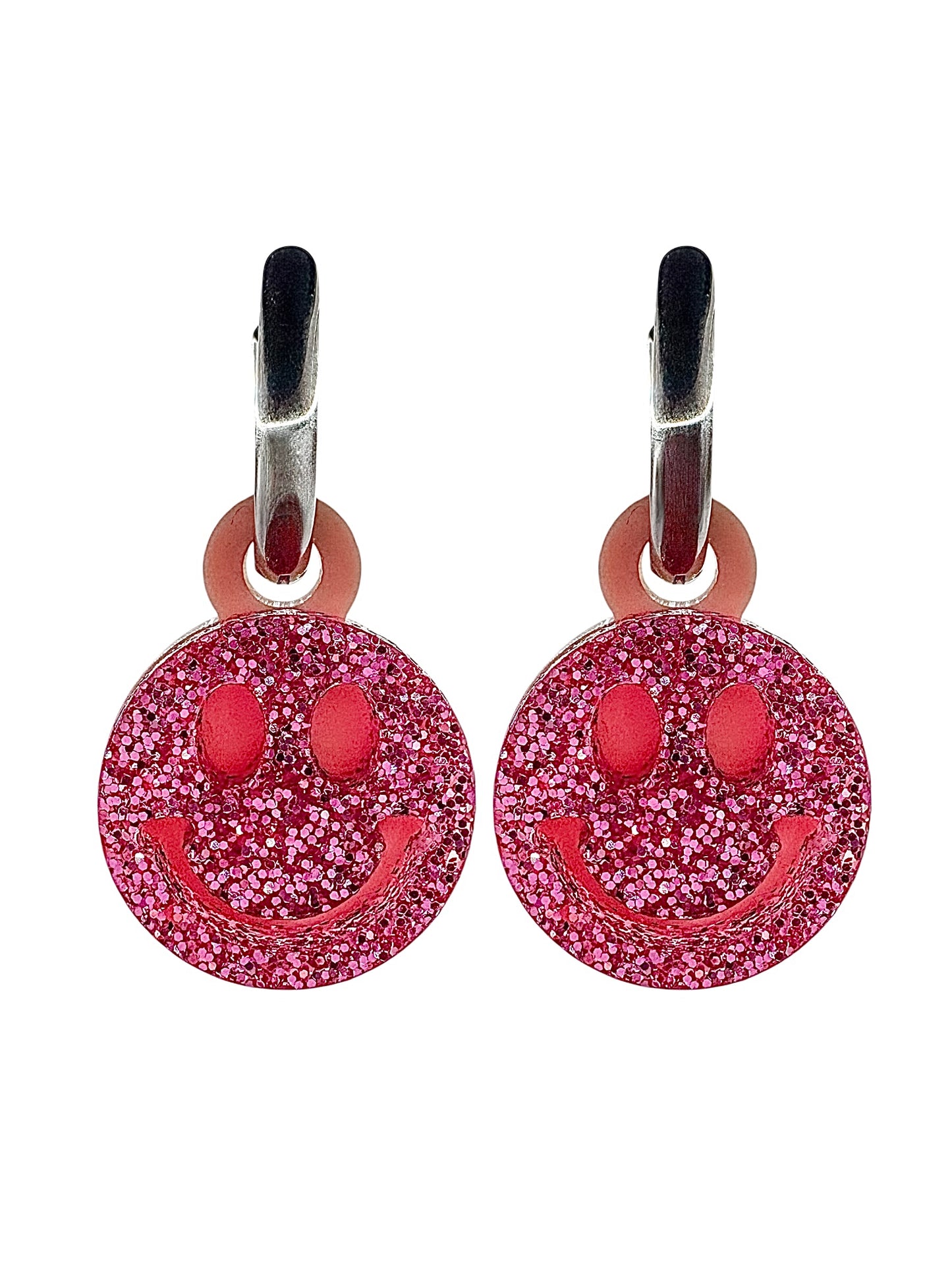 Smiley Huggie Earrings