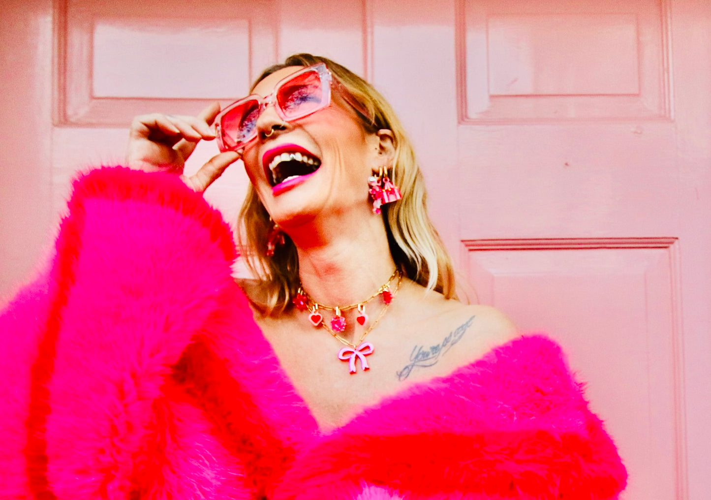 Cirque Big Top Tent Huggie Earrings – Bold, Fun and Festival-Ready