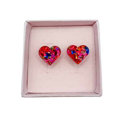 Heart Stud Earrings