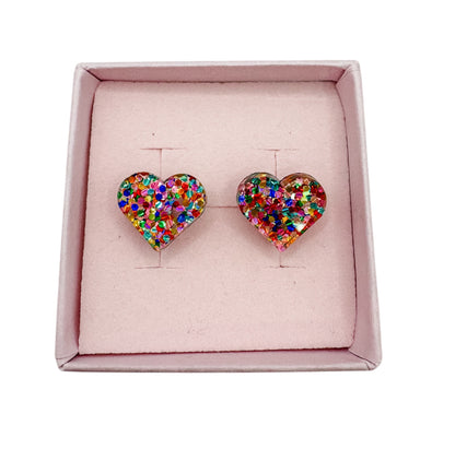 Heart Stud Earrings