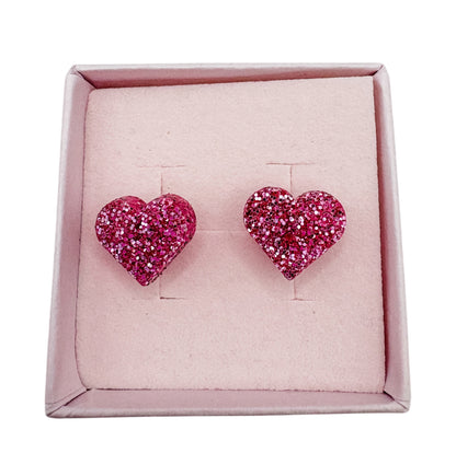 Heart Stud Earrings