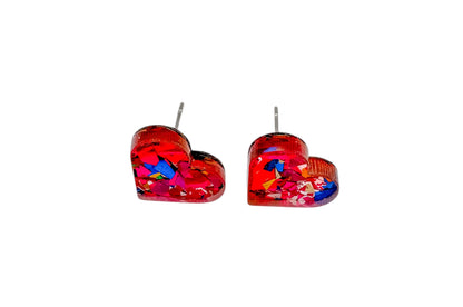 Heart Stud Earrings