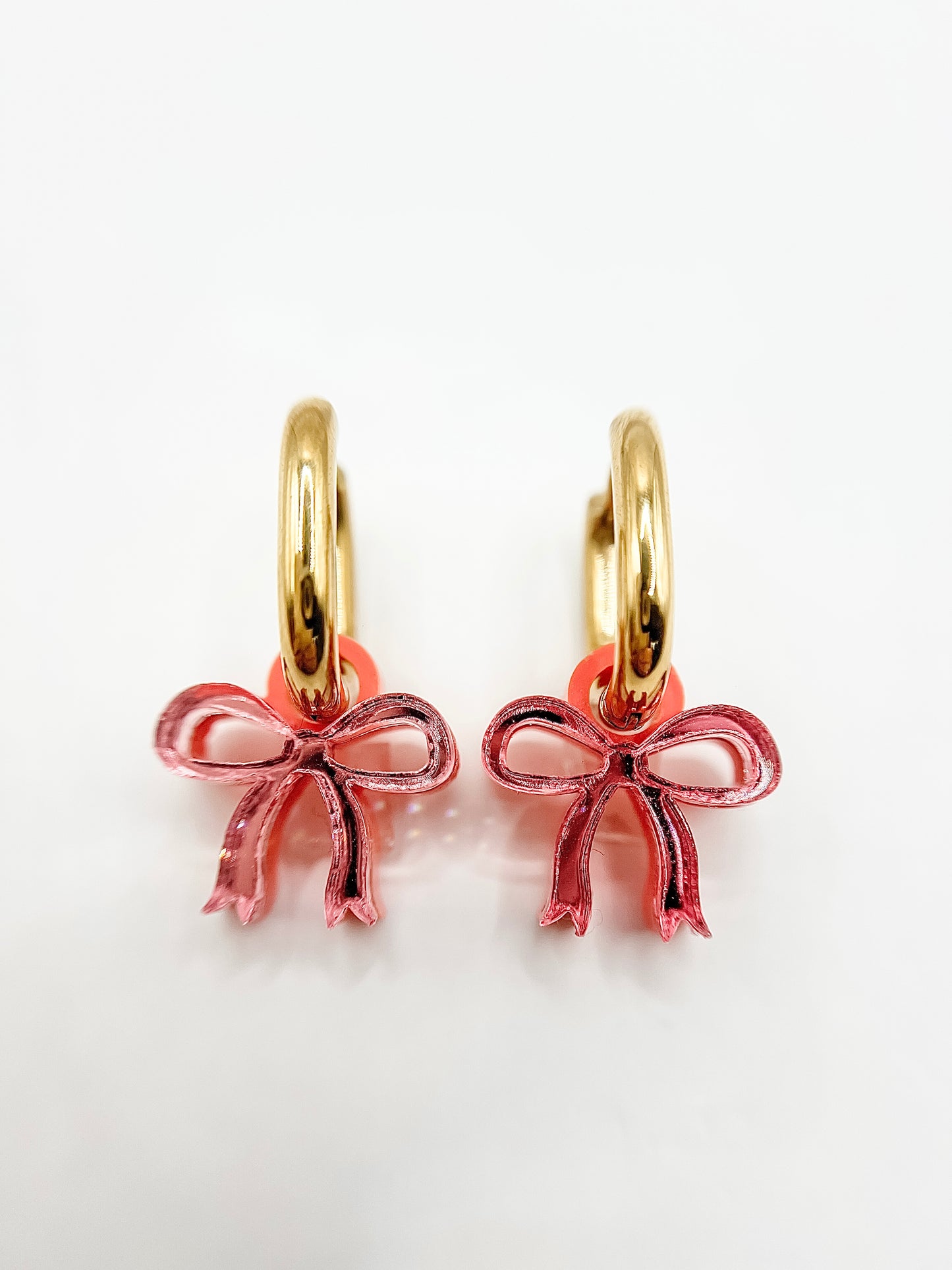 Bow Huggie Earrings – Cute, Trendy and On-Point for Bow Season from Weezy Popshop.