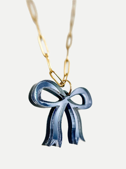 Bow Necklace from Weezy Popshop.