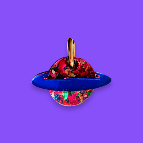Planet charm from Weezy Pop