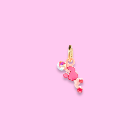 Poodle Charm from Weezy Pop.